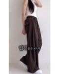 와이샵 [1+1 추가할인] 쿨 에어메쉬 힙포켓 사이드턱 와이드 트레이닝 팬츠