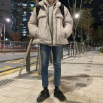 새로이 오버핏 패딩 (2 COLOR) - zavino