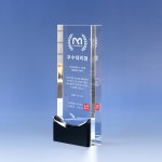 송화금박인쇄 - 2304 | 크리스탈 상패 008 제작 | UV인쇄