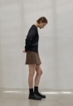 Atelier Nain - (SK-4831)에리얼 플리츠 미니 스커트