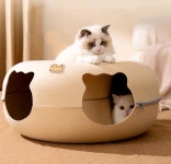 고민 끝에 고양이 숨숨집 샀음
