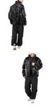 피어오브갓(Fear of God) | 피어오브갓 에센셜 푸퍼 자켓 메탈릭 블랙 202HO258181F METALLICBLACK 25FW 149941692 | 트렌비
