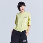 왓해픈(WHATHAPPEN) CROSS LOGO 1/2 T-SHIRTS (LIME) - 26,400원 | 무신사 스토어