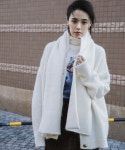 유앤제이 프로젝트(U AND J PROJECT) set of muffler alpaca cadigan ivory - 201,600원 | 무신사 스토어