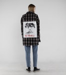 에프티에프클로징(FTFCLOTHING) la reveur 플란넬 체크 셔츠자켓 - 블랙 - 62,900원 | 우신사 스토어