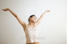 Young adult woman stretching 이미지 (56970931) - 게티이미지뱅크 Young adult woman stretching