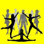 Group of people - dancers 이미지 (93822156) - 게티이미지뱅크 Group of people - dancers