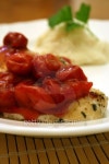 체리엔군닭이오 | Cherry topped chicken 이미지 (94387210) - 게티이미지뱅크 Cherry topped chicken