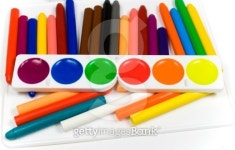 Fluorescent paints and oil crayons 이미지 (95151710) - 게티이미지뱅크 Fluorescent paints and oil crayons
