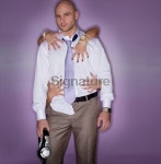 Well dressed male DJ being seduced 이미지 (182785460) - 게티이미지뱅크 Well dressed male DJ being seduced