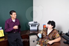 Co-workers on a Coffee Break 이미지 (149074976) - 게티이미지뱅크 Co-workers on a Coffee Break