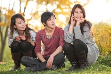 china College Student in outdoor playful 이미지 (183257065) - 게티이미지뱅크 china College Student in outdoor playful
