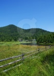 Green grassland and blue sky 이미지 (101452479) - 게티이미지뱅크 Green grassland and blue sky