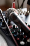 Vocal microphone on sound mixer 이미지 (176962700) - 게티이미지뱅크 Vocal microphone on sound mixer