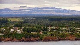 Big Island of Hawaii with Mauna Loa Volcano on Horizon 이미지 (521653895) - 게티이미지뱅크 Big Island of Hawaii with Mauna...