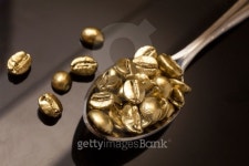 Golden cafe - coffee beans 이미지 (487022707) - 게티이미지뱅크 Golden cafe - coffee beans