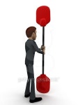 3d man holding boat paddle in hands concept 이미지 (485336714) - 게티이미지뱅크 3d man holding boat paddle in hands concept