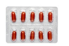 The red capsules in a blister 이미지 (473287414) - 게티이미지뱅크 The red capsules in a blister