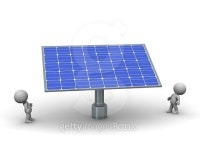 3D Characters Looking Up at Large Solar Panel 이미지 (502159748) - 게티이미지뱅크 3D Characters Looking Up at Large Solar Panel