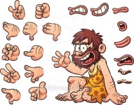 주식회사 케이브맨(CAVEMAN Co.,Ltd) | Cartoon caveman 이미지 (493858836) - 게티이미지뱅크 Cartoon caveman