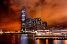 International Commerce Center ICC Building Kowloon Hong Kong Harbor 이미지 (468471778) - 게티이미지뱅크 International...