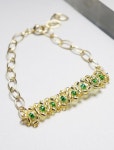 BONBEAU-Sunshine gold Daisy oval chain Bracelet 썬샤인 골드 오벌 체인팔찌│삼성물산 온라인몰 SSF Shop Sunshine gold Daisy oval...