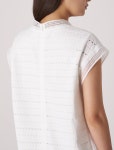 KUHO-Eyelet Work Laced Tunic One-piece - White│삼성물산 온라인몰 SSF Shop Eyelet Work Laced Tunic One-piece - White