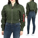 진탑항공 | 새상품/ 176006 257 여성 크롭 MA-1 항공점퍼 /울산명품관 | Other Brand |