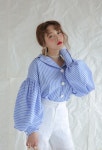 당신의 스타일난다!! 마린벌룬 쿨스트라이프 뮤즈셔츠