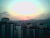 미아한일유앤아이에서 본 일몰 컷. 6~10 | 부동산뱅크 커뮤니티