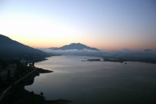 덕소 두산위브에서 바라본 동틀무렵의 한강 | 부동산뱅크 커뮤니티