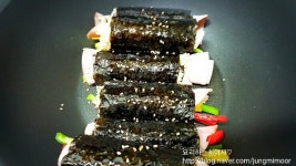 꼬장가꼬마김밥장우손부산어묵 | 꼬마김밥만들기~일명 꼬다리김밥^^
