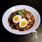 초간단 토마토 소스를 넣은 카레우동