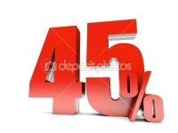 떨어져 45%
