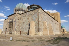 투르키스탄, 카자흐스탄에서 Khoja Ahmed Yasavi의 무덤