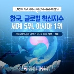 우리나라, '2021 글로벌 혁신지수'(GII·Global Innovation Index)에서 아시아 지역 국가 중 1위 - 한국생활체육뉴스 우리나라, '2021...