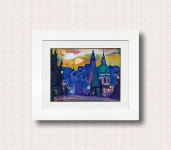 국내최대 미술품경매 - 포털아트 - 프라하의 추억 *6F(41cm x 32cm) 캔버스에 유채 2010 *유...