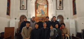 행사사진자리 - 대구가톨릭대학교 신학대학 교수 신부 간담회(2024) 평신도사도직협의회