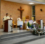 사하 갤러리 - 2023년 12월 25일 사하성당 성탄 대축일 미사(윤준원신부님, 박상훈신부님, 박라파엘라수...