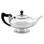 Antique Silver Teapot, Exclusive Art Deco English Mid-century Coffee Pot Pearled For Sale at 1stDibs Antique Silver Teapot...
