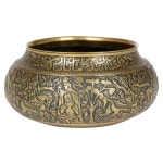 Moorish Hand-Etched Metal Brass Pot For Sale at 1stDibs Moorish Hand-Etched Metal Brass Pot