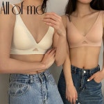 와이어 프리 브래지어 브래지어는 여성을위한 Bralette 섹시한 원활한 브래지어를 밀어 여성 란제리 여성 부드러운 속옷 친밀한 잠옷 - 플라이굿