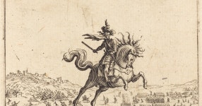 Military Commander on Horseback by Jacques Callot