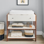 Modern Open Changing Table | West Elm Modern Open Changing Table