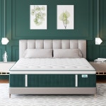 더더기업 | Latitude Run® 12''/14'' Medium-Firm Hybrid Mattress With Cooling Gel Memory Foam, Pocket Coil Support, Bed-In-A-Box | Wayfair