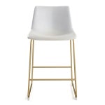 AllModern Nia Vegan Leather Bar & Counter Stool & Reviews | Wayfair Nia Vegan Leather Bar & Counter Stool