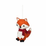 The Holiday Aisle® Fabric Animals Holiday Shaped Ornament & Reviews | Wayfair Fabric Animals Holiday Shaped Ornament
