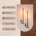 NIERBO Metal Wall Candle Sconce Holder Set Of 2 & Reviews | Wayfair