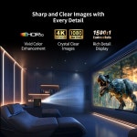 위맥스스토어 | WEMAX Google TV Projector, Netflix Officially Licensed 4K Support, Mini Projector with Wifi and Bluetooth, Smart Movie Projector...