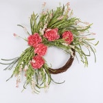 Primrue Spring Summer Peony Wreath Handcrafted Faux 28'' Wreath & Reviews | Wayfair Spring Summer Peony Wreath Handcrafted Faux...